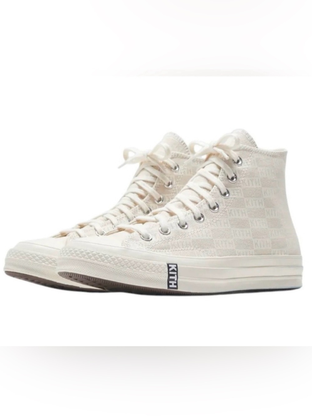 Kith x Chuck 70 High-top All Star Natural Monogram 9 mens 11 womens